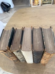 Rare Antique Harper’s New Monthly Magazine Bound Volumes (5 Books) –19th Century