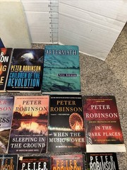 Huge Lot (25) Peter Robinson Books Inspector Banks Hardback & Paperback