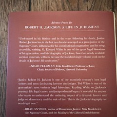 Robert H. Jackson : A Life in Judgment G. Edward White HCDJ