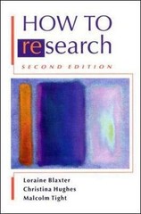 How to Research by Lorraine Blaxter