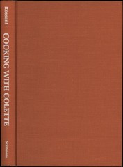 Cookbook COOKING WITH COLETTE Rossant Beginner Basic 1ST/DJ