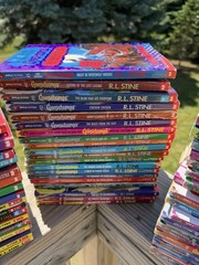 Goosebumps Series Book Large Lot RL Stine 71 Books+ 1 DVD Game
