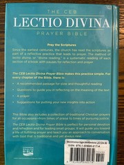 CEB Lectio Divina Prayer Bible Common English Bible Devotional : VG