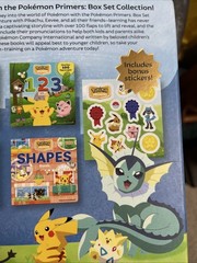 Pokémon Primers: 4 Book Box Set Collection Colors,ABC,123,Shapes