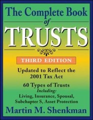 The Complete Book of Trusts, 3rd Edition – Paperback – GOOD