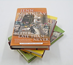 JENN McKINLAY A LIBRARY LOVER’S Cozy Mystery Series 3 Book Lot FIRST EDITIONS HC