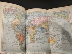 RARE 1958 Russian USSR Soviet Union World Atlas / атлас мира Hardcover Book