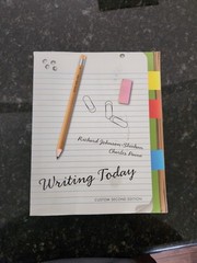 Writing Today Custom Second Editon – Paperback – GOOD
