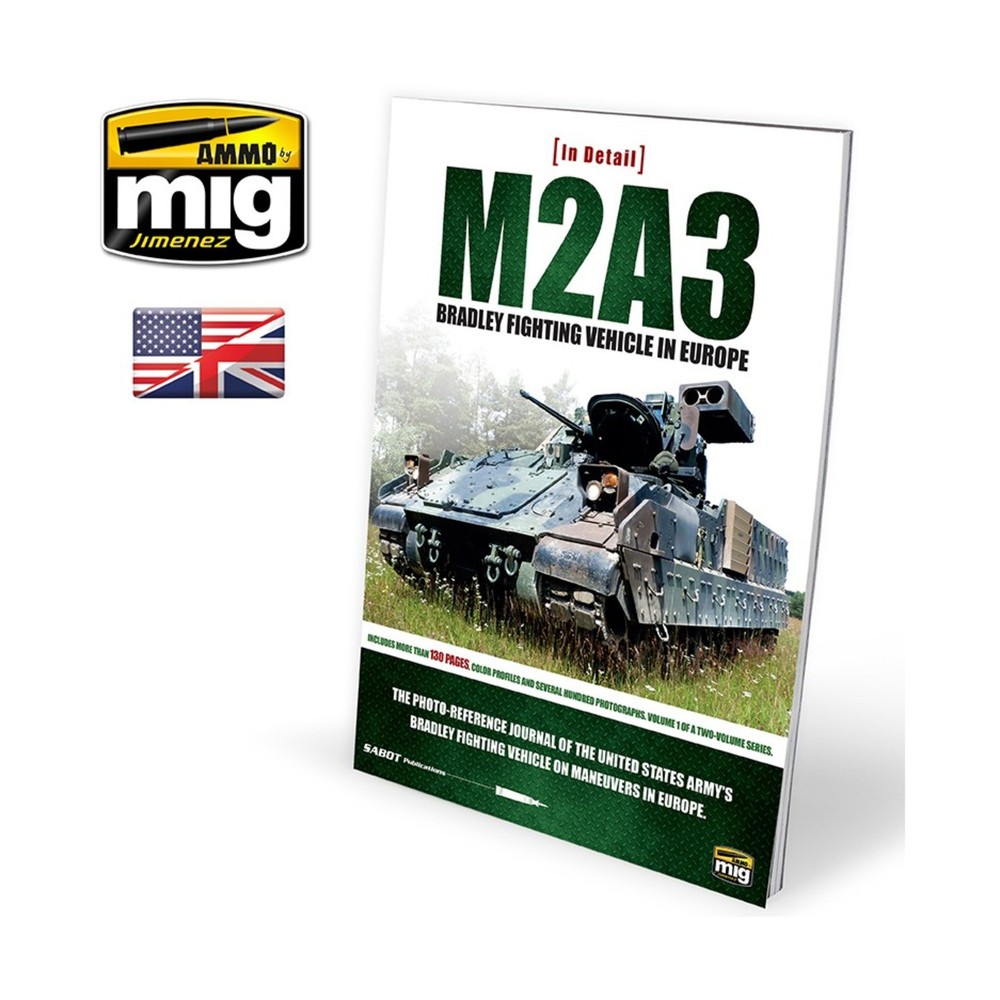 AMMO Painting Reference M2A3 Bradley Fighting Vehicle in Europe – Vol. 1 New