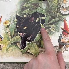 The Pop-Up Book Of Gnomes With Animals, 1983 Illustrated 1st Ed. Abrams Uniebock