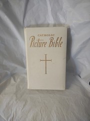 CATHOLIC PICTURE BIBLE – WHITE LEATHER, GILDED PAGE EDGES