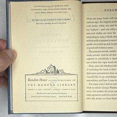 The Unvanquished by Howard Fast, Modern Library First Edition 1945 Hardcover