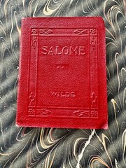 Antique Red Small Book SALOME Oscar Wilde Classic Literature New York