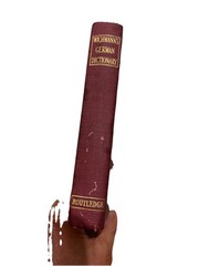 Vintage 1952 Wichmann’s German English Dictionary Revised Ed Hardcover Routledge