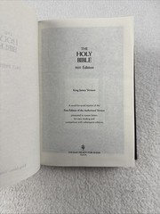 Holy Bible KJV – 1611 Edition. Printed 1989. Hard Cover. Nelson 301 Excellent!