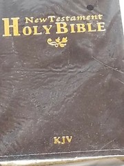 HOLY BIBLE New Testament Mini Pocket 4.5″ King James Version Black New KJV Gold