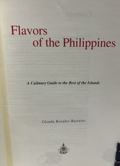 Flavors of the Philippines by Glenda Rosales-Barretto, 2004 3rd Reprint