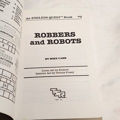 TSR Robbers and Robots Mike Carr Vintage 1983 Dungeons & Dragons 1st Printing