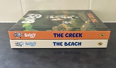 BLUEY Board Books -Set of 2 – The Beach / The Creek – Puffin 2018 – As New Cond.