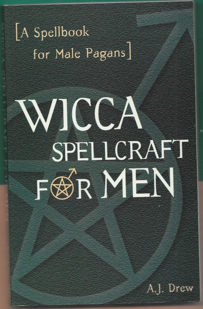 Wicca Spellcraft for Men by Drew, A. J. Like New 2001 TRPB 255 pages