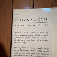 Dreams of Isis by Normandi Ellis (1995, HCDJ) First Edition First Printing
