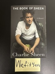 CHARLIE SHEEN THE BOOK OF SHEEN SIGNED AUTOGRAPHED HARDCOVER 1ST EDITION