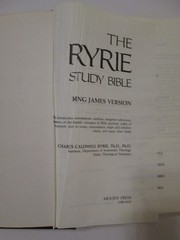 The Ryrie Study Bible King James Version 1978 Hardcover KJV Maps