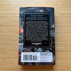 The Horus Heresy: Horus Rising Dan Abnett 2022 1st Printing PB Warhammer 40K VG
