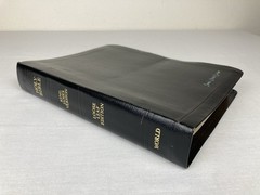 WORLD PUBLISHERS LOOSE LEAF KJV HOLY BIBLE CENTER COLUMN BONDED LEATHER RARE HTF