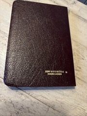 NIV Pocket Thin New Testament with Psalms & Proverbs 1984 Bonded Leather