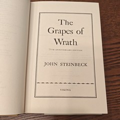 Grapes of Wrath : 75th Anniversary Edition by John Steinbeck (2014, Hardcover)