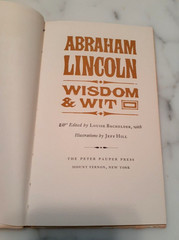 Abraham Lincoln ~ Wisdom & Wit VTG Book 1965 ~ 61 Pages