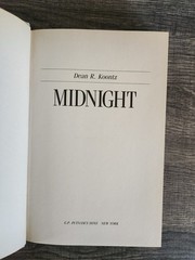 Midnight Dean Koontz 1st Edition 1st Printing 1989 Hardcover Vintage Horror