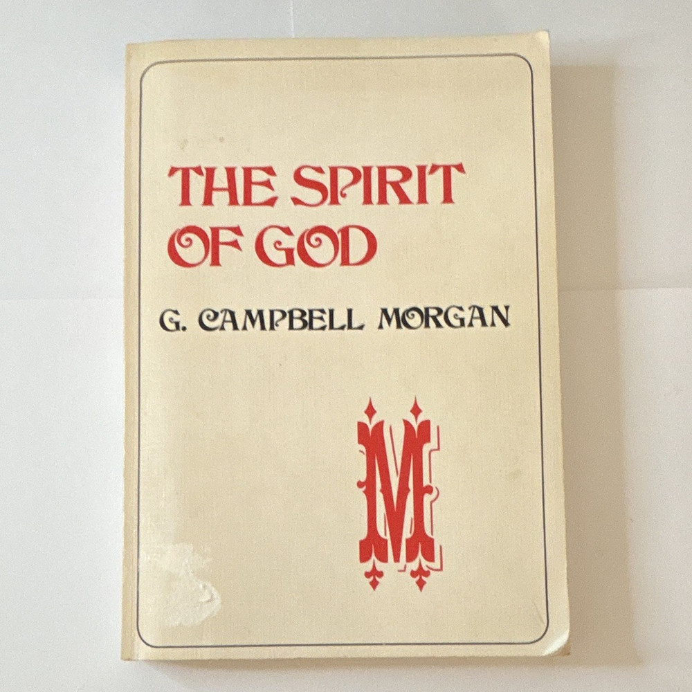 Baker Book House The Spirit of God G. Campbell Morgan Library PB Reprint 1975