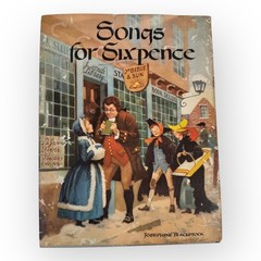 Vintage 1955 Songs for Sixpence Hardcover, Josephine Blacksrock, DJ Included