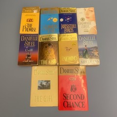 Lot of 10 Danielle Steel Books Romance Assortment As Shown In Pictures