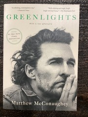 Greenlights by Matthew McConaughey (2024, Trade Paperback)