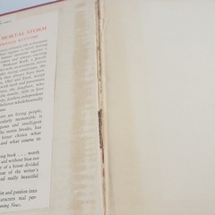 The Mortal Storm By Phyllis Bottome 1938 / 1940 1st Ed HC Ex-library READ!
