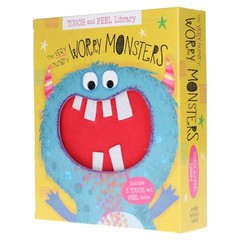 Very Hungry Worry Monsters Touch & Feel Library 3 Books Set – By Rosie Greening