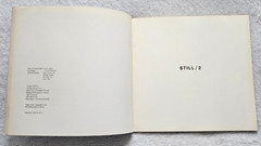 Book STILL/2 1971 Yale University Walker Evans vintage art photography softcover