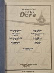 The Focke Wulf Fw 190 Dora Volume 1 & 2 Signed Edition Set!!