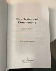 Romans by William Hendriksen New Testament Commentary