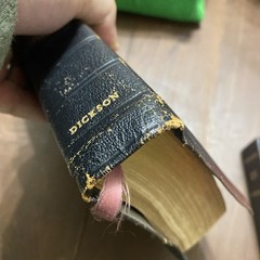1950 KJV King James Dickson New Analytical Indexed Bible Genuine Morocco Leather