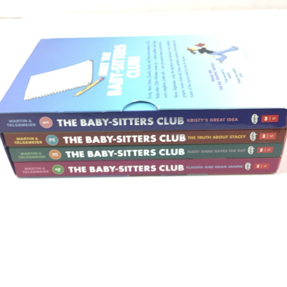 The Baby-Sitter Club Boxed Set #1-4 Raina Telgemeier Vintage Graphic Novels