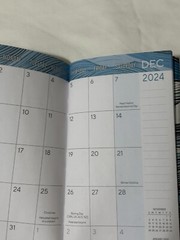 Oceans Swell 2024-2026 Two-Year Pocket Planner, August 2024 – December 2026