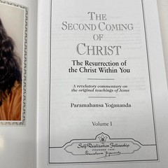 Second Coming of Christ & Bhagavad Gita By Paramahansa Yogananda Slipcases Good