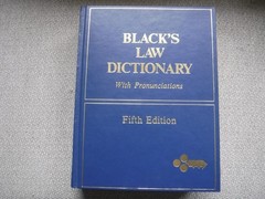 Black’s Law Dictionary Fifth Edition with Pronunciations 1979 Hardcover West Pub