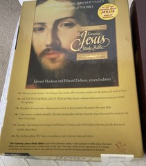 THE KNOWING JESUS STUDY BIBLE. NIB. Burgundy Leather. Free Shipping.