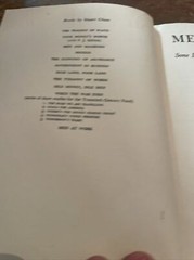 Men At Work Some Democratic Methods For the Power Age Stuart Chase 1945