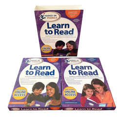 HOOKED ON PHONICS: LEARN TO READ Level 3-4 Emergent Readers Kindergarten Age 4-6